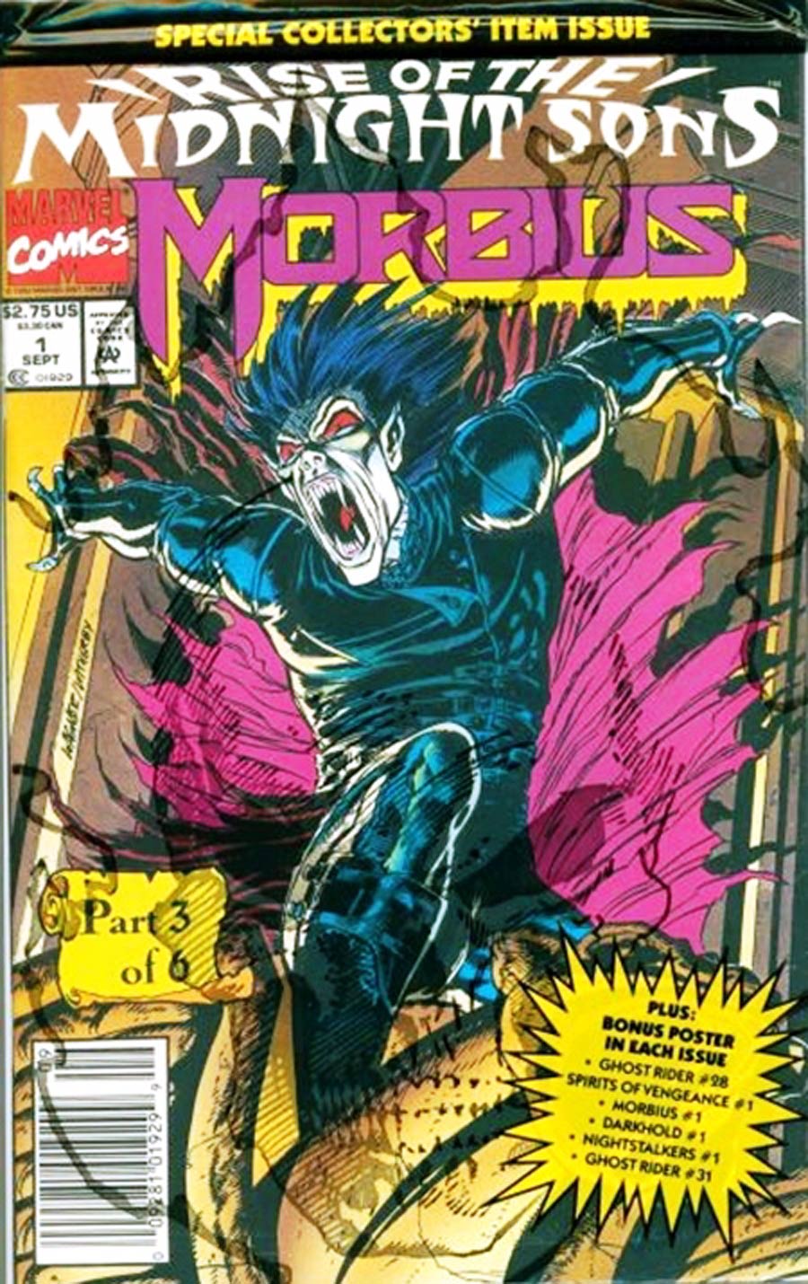 Morbius The Living Vampire #1 Cover A With Polybag