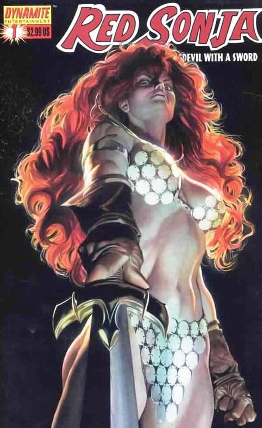 Red Sonja Vol 4 #1 Cover K Alex Ross Cover DF Signed By Alex Ross With COA