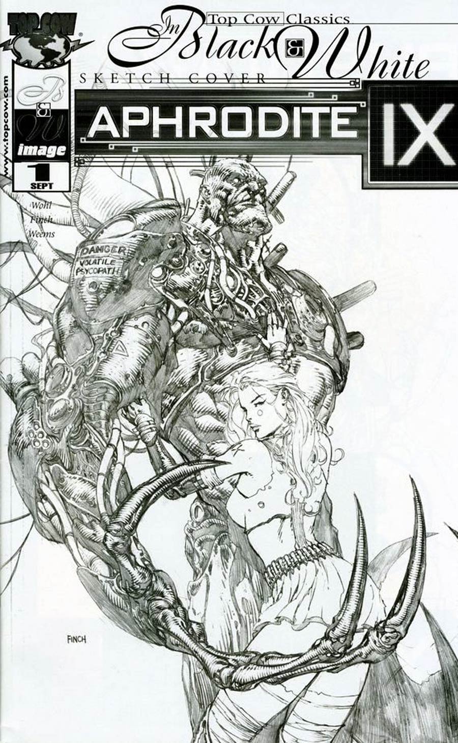 Top Cow Classics In Black And White Aphrodite Ix #1 Cover A