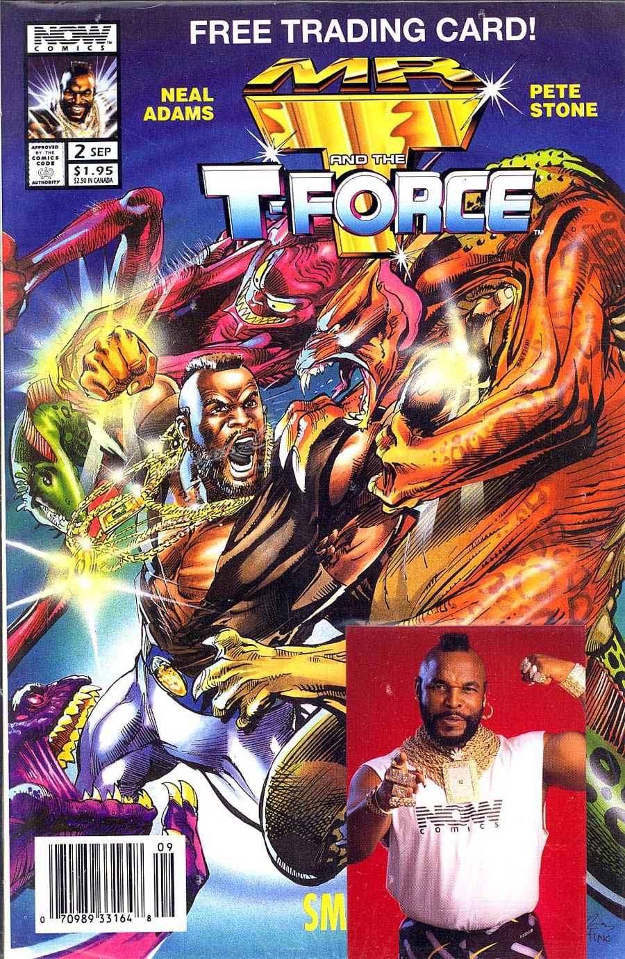 Mr T And The T-Force #2 Cover C Newsstand Edition Polybagged With Card
