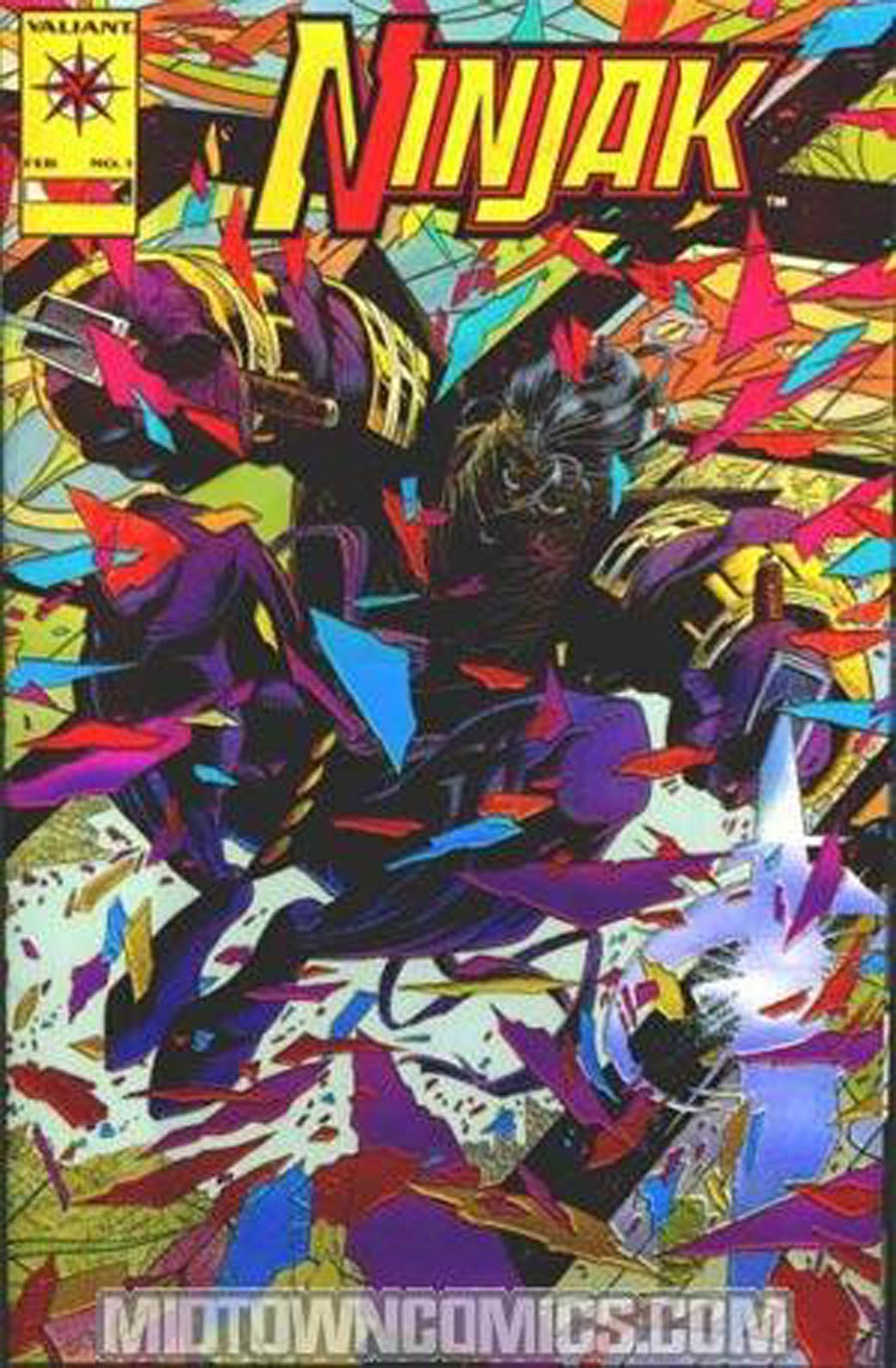 Ninjak #1 Cover B Gold Variant Cover