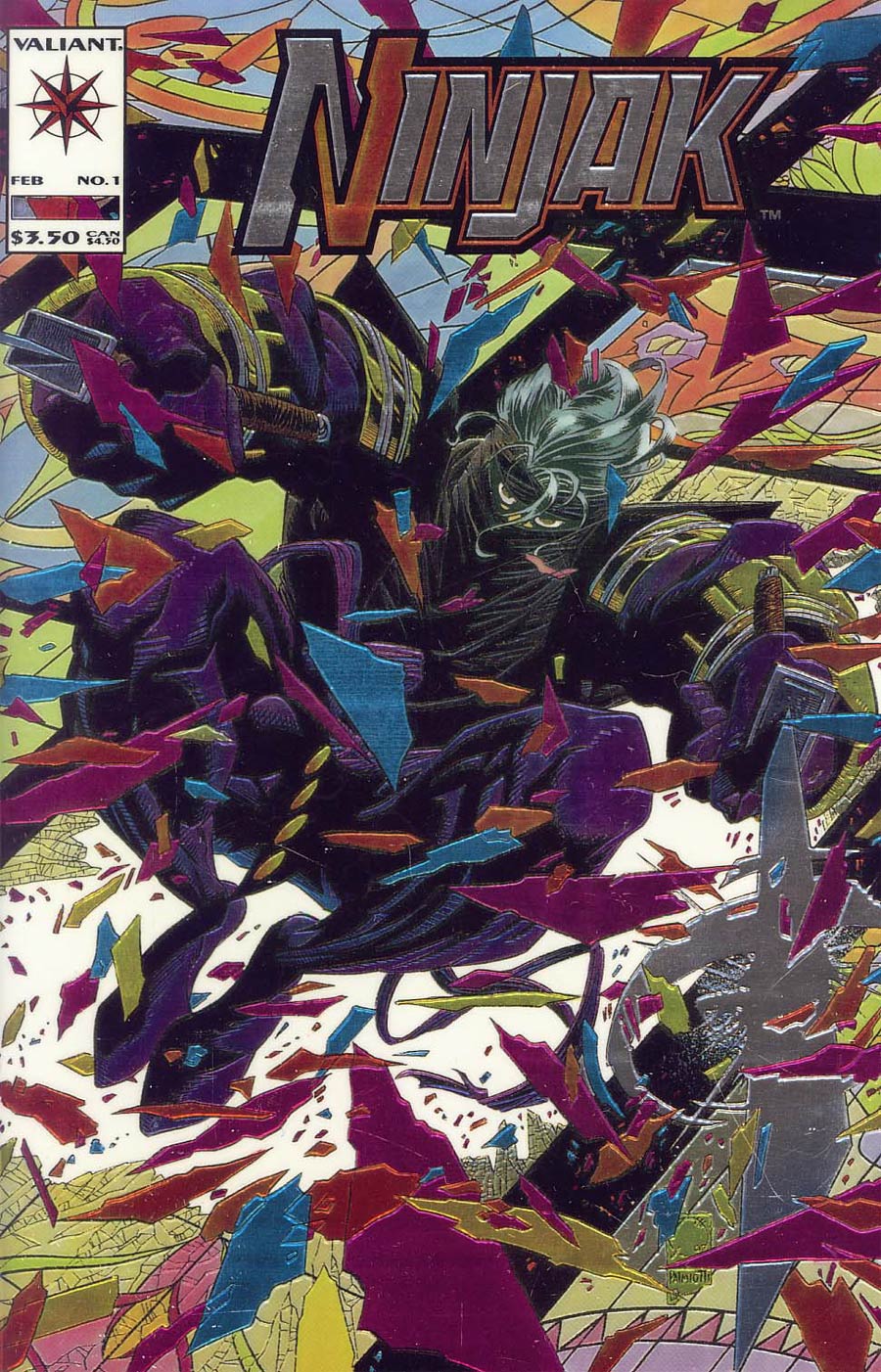 Ninjak #1 Cover A Chromium Cover
