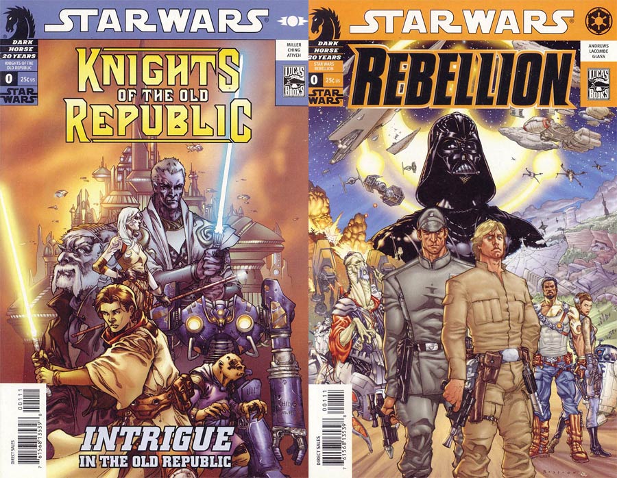 Star Wars Knights Of The Old Republic/Rebellion #0 Flip Book