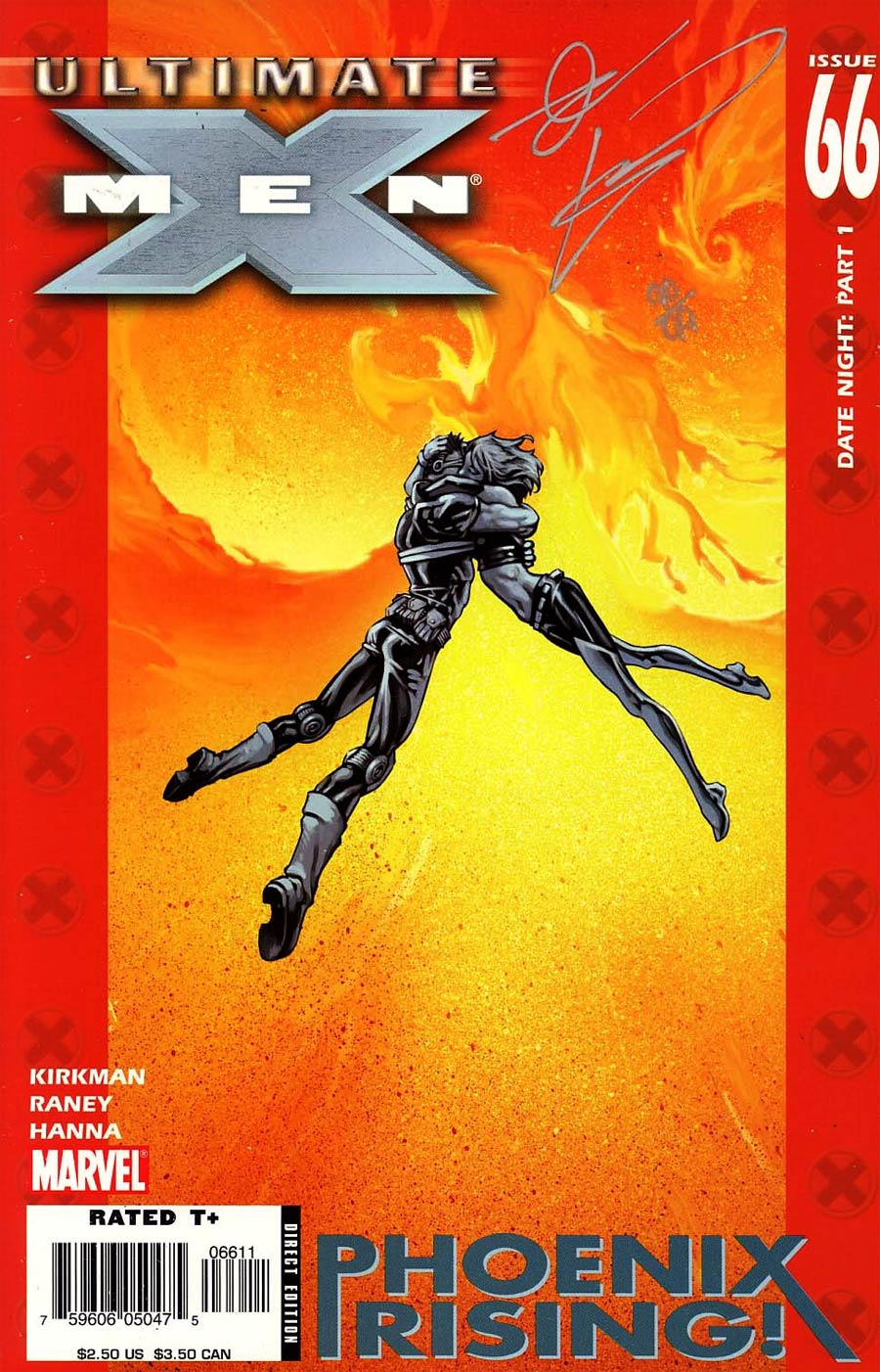 Ultimate X-Men #66 Cover B DF Signed By Robert Kirkman