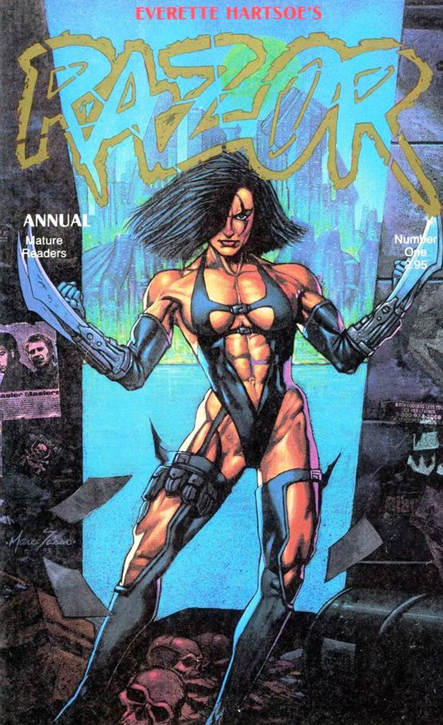 Razor Annual #1 Cover B Gold Variant Cover