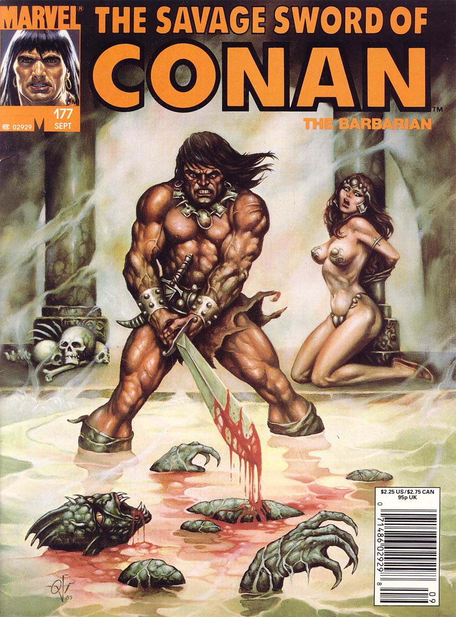Savage Sword Of Conan Magazine #177