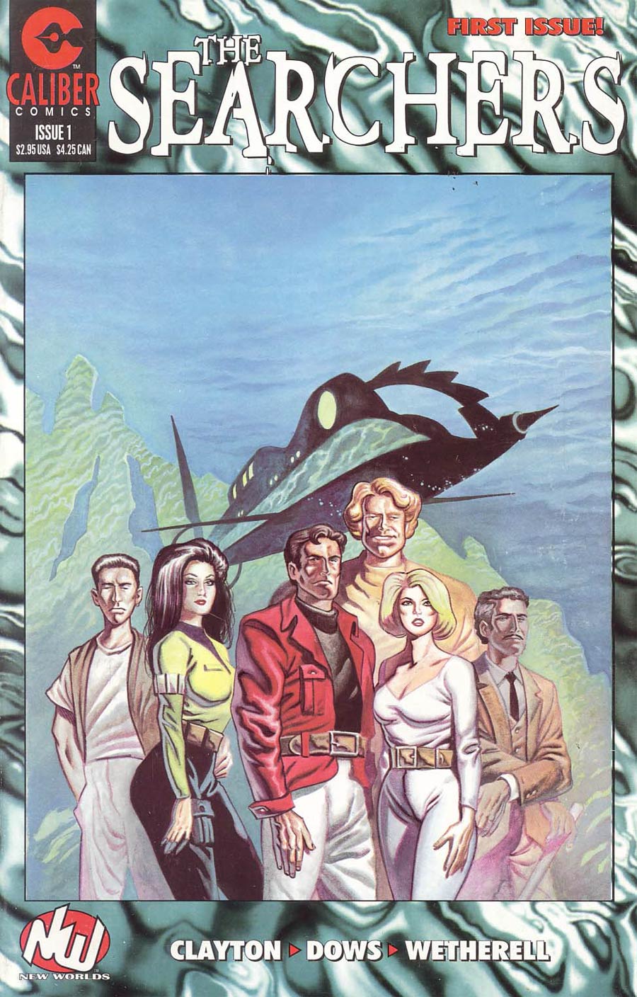 Searchers #1 Cover A Blue Cover