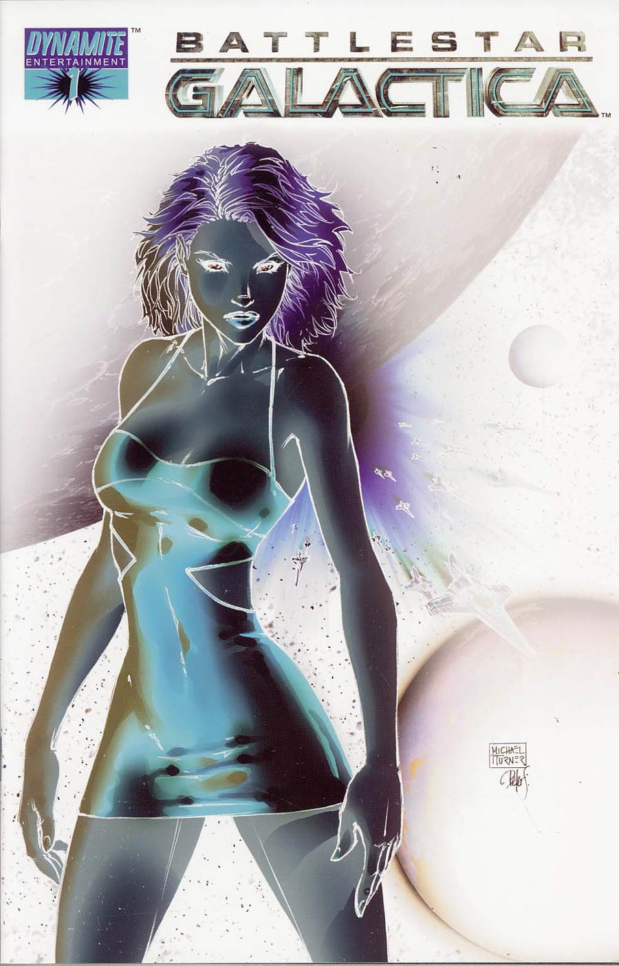 Battlestar Galactica Vol 4 #1 Cover F Incentive Turner Negative Cover