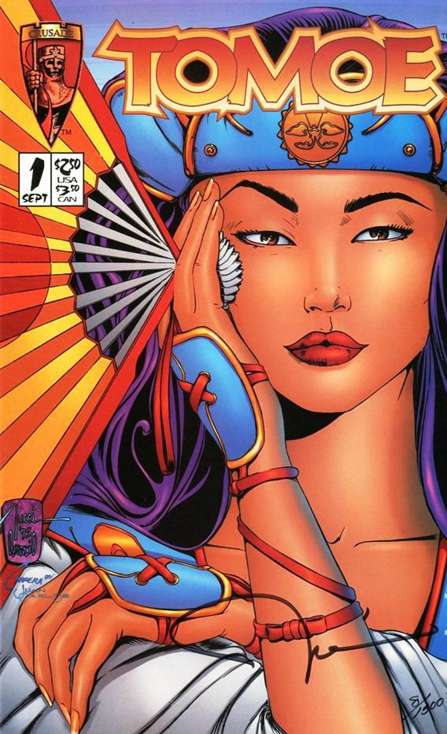 Shi The Way Of The Warrior #6 Cover E DF Signed By Billy Tucci Without Certificate