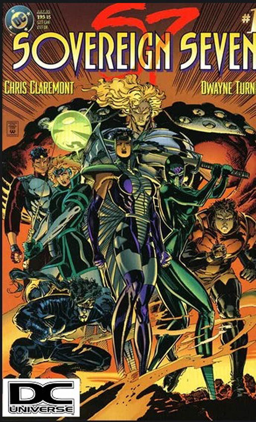 Sovereign Seven #1 Cover B DC Logo Variant Cover