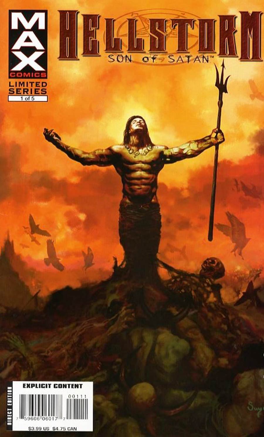 Hellstorm Son Of Satan #1 Cover A Regular Arthur Suydam Cover