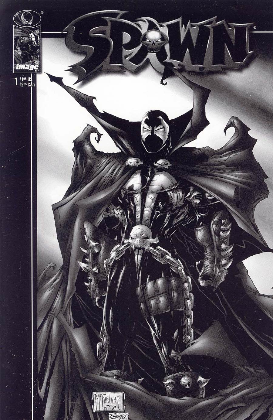 Spawn #1 Cover B Black & Whtie Edition