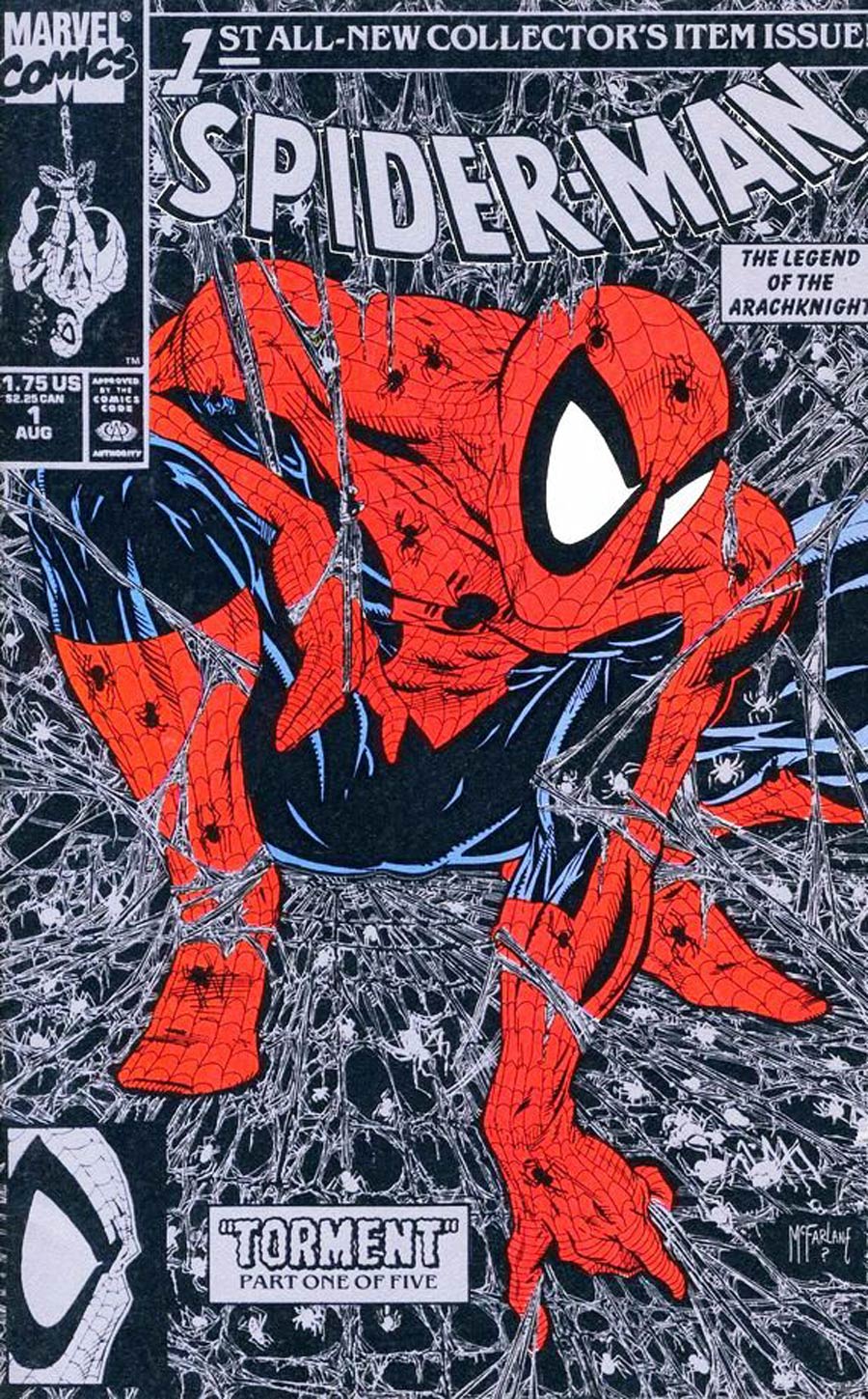 Spider-Man #1 Cover D Silver Edition Direct Sales Version
