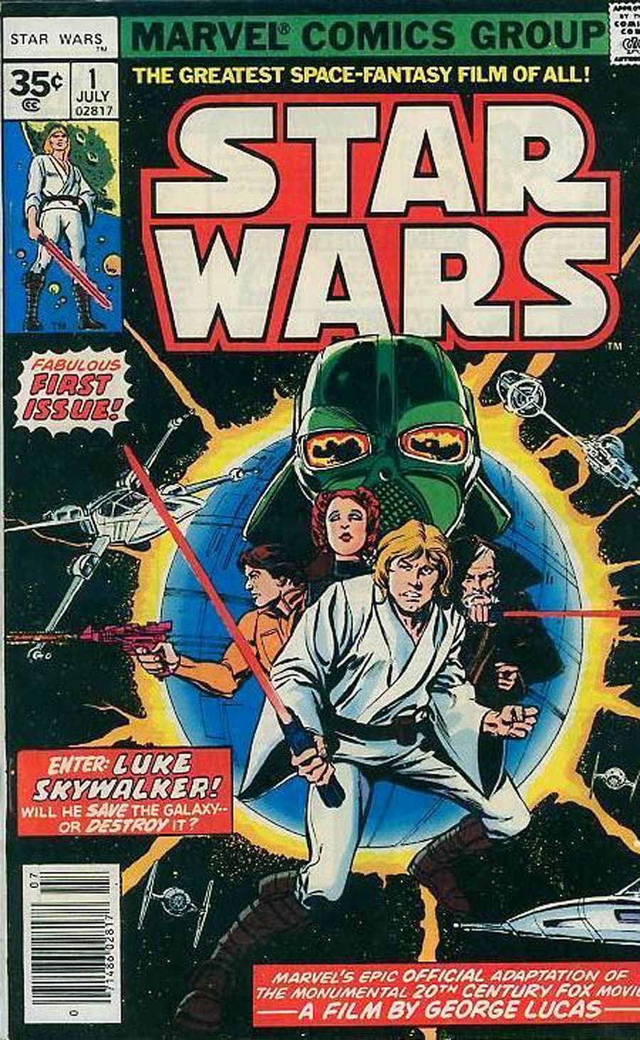 Star Wars (Marvel) Vol 1 #1 Cover C 35-Cent Variant Cover