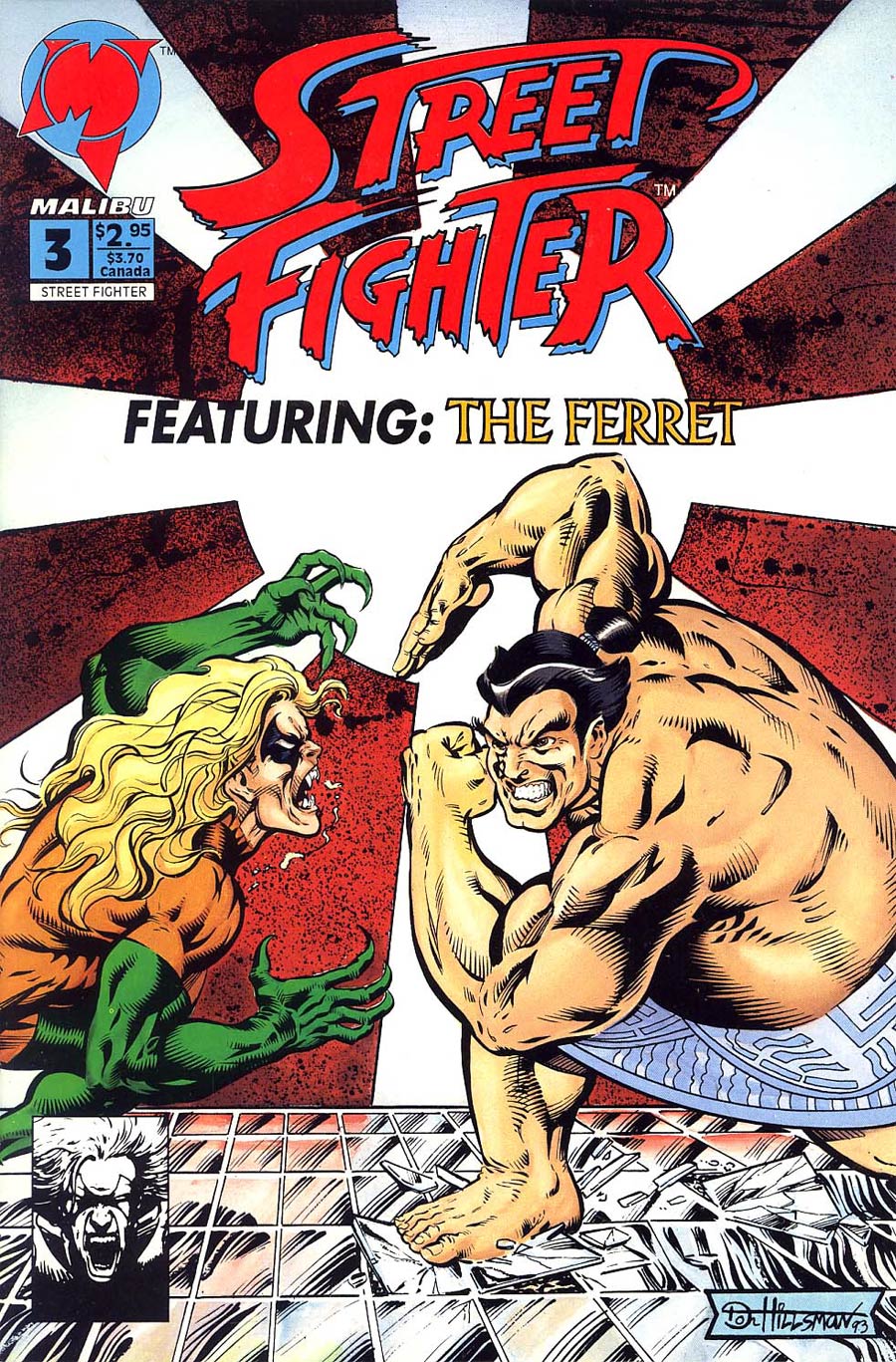 Street Fighter (Malibu) #3 Cover A Regular Cover