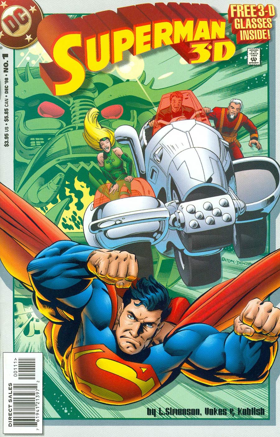 Superman 3-D (With or Without Glasses)
