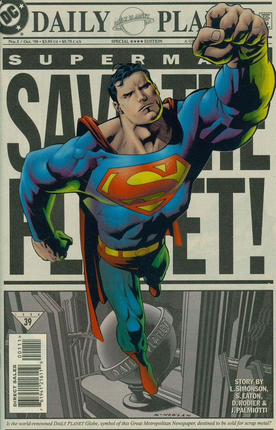 Superman Save The Planet #1 Collectors Edition