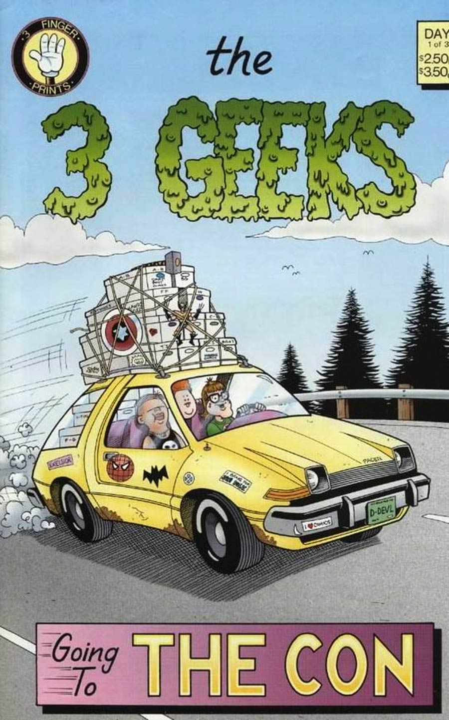 3 Geeks #1 Cover B 2nd Ptg