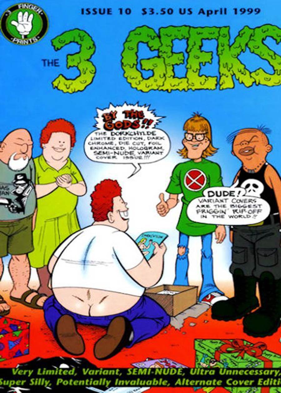 3 Geeks #10 Cover B Variant Cover