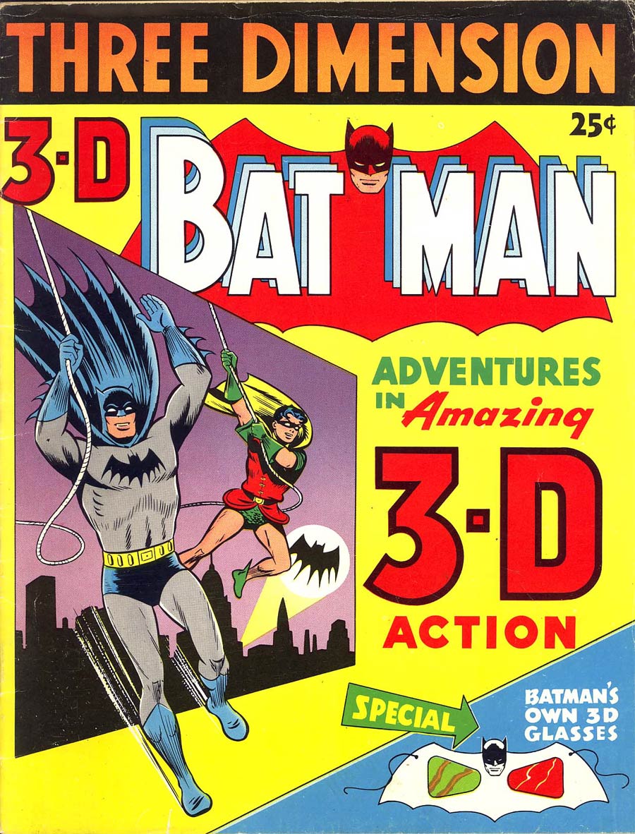3-D Batman 1953 w/o glasses