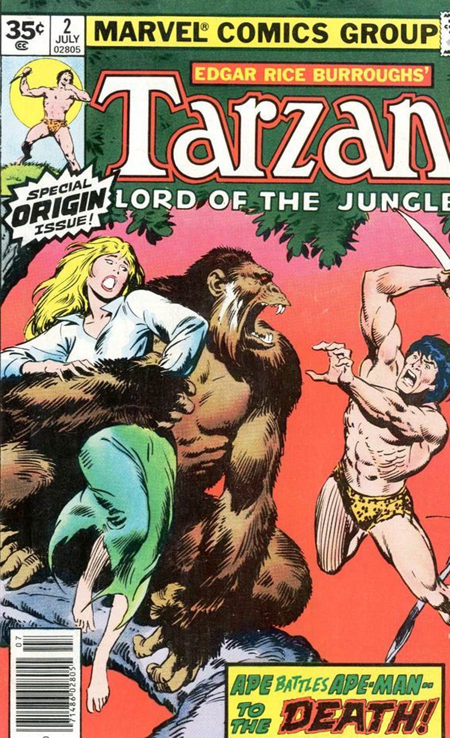 Tarzan Lord Of The Jungle #2 Cover B 35 Cent Variant Cover