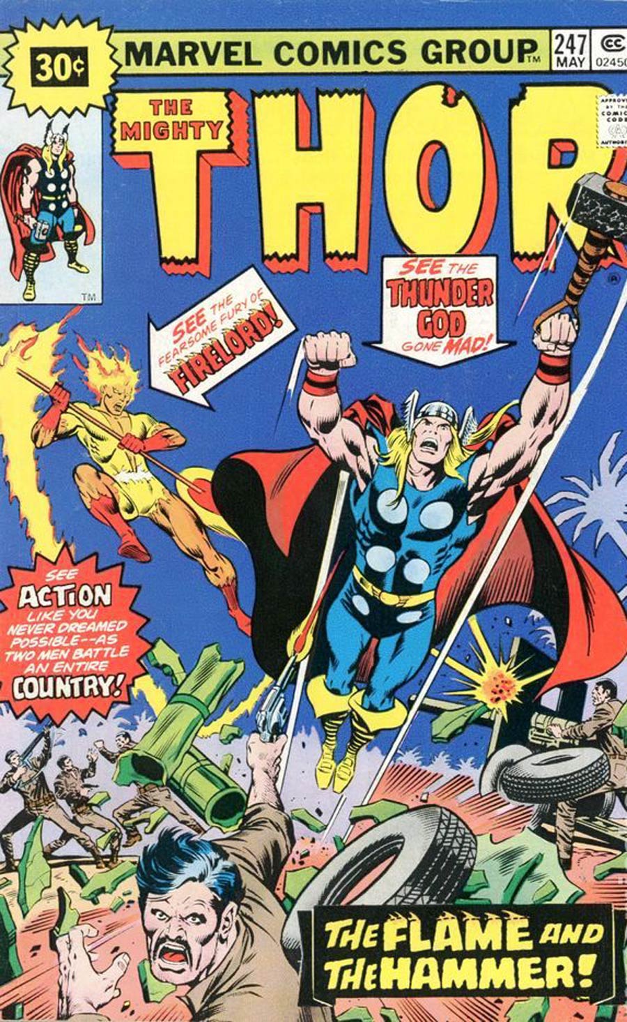 Thor Vol 1 #247 Cover B 30-Cent Variant Cover