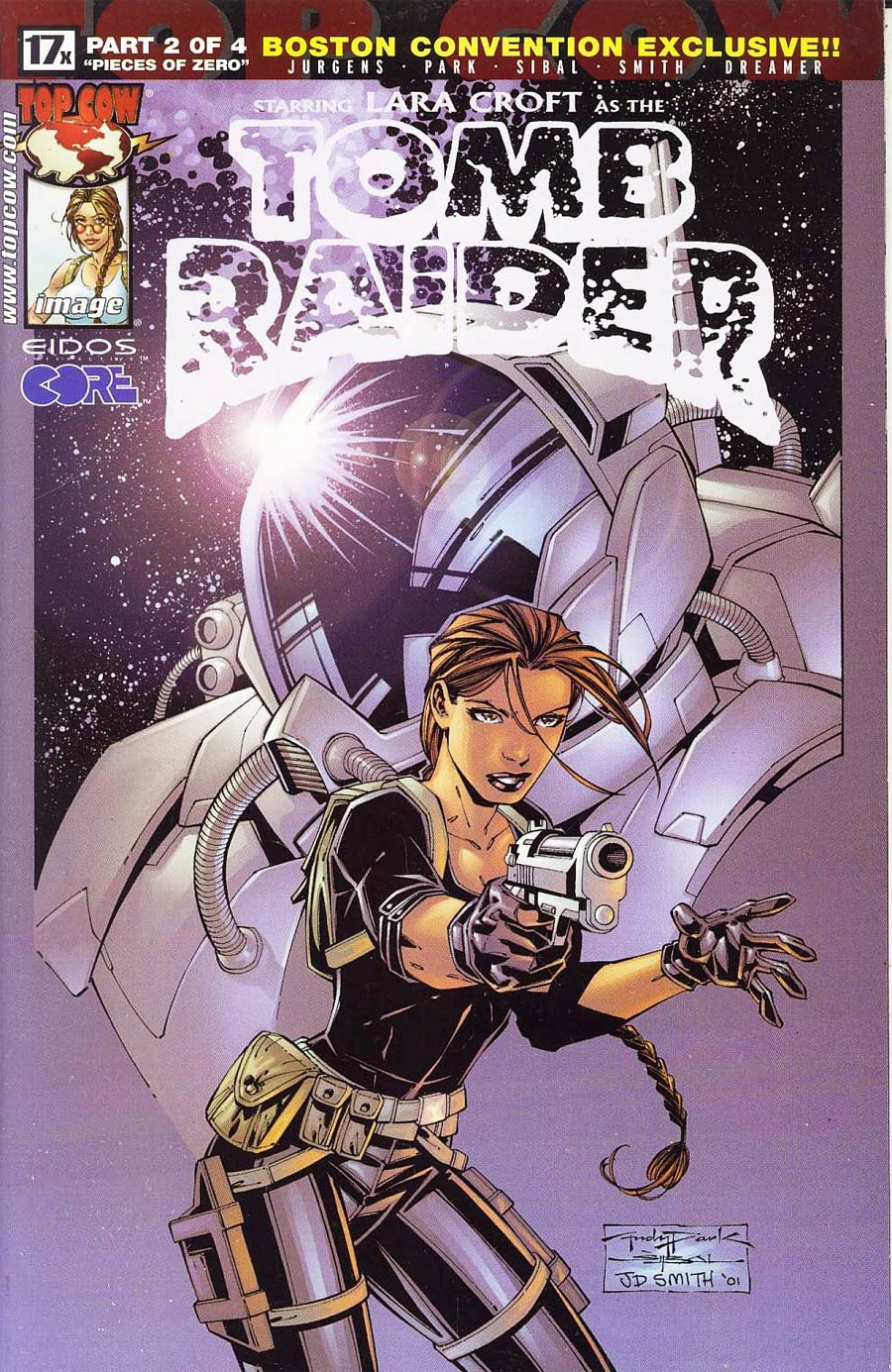 Tomb Raider #17 Cover B Boston Convention Exclusive Cover