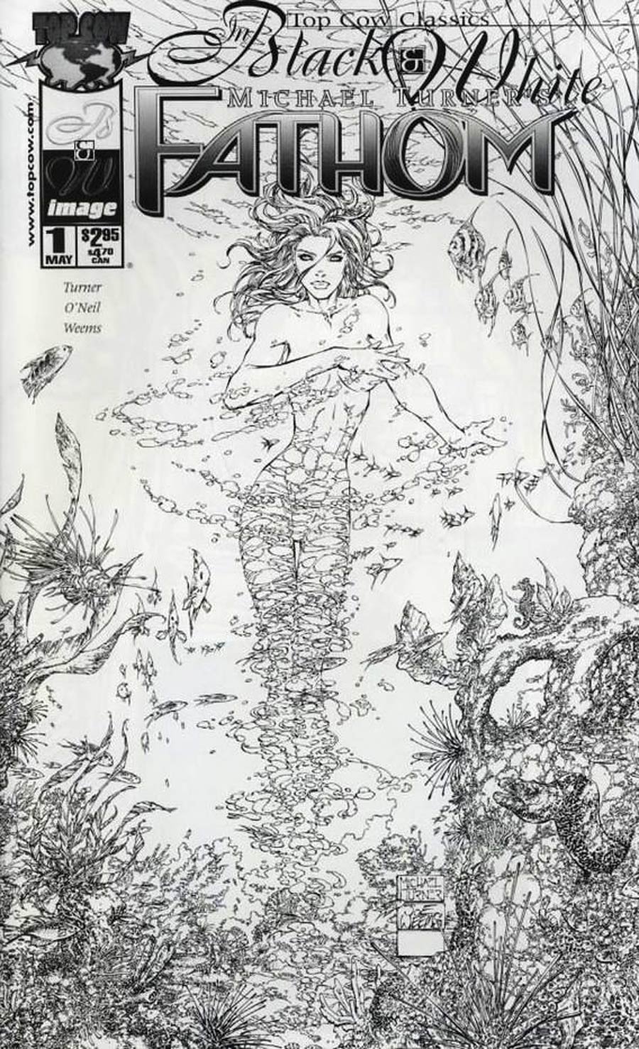 Top Cow Classics In Black And White Fathom #1 Cover A