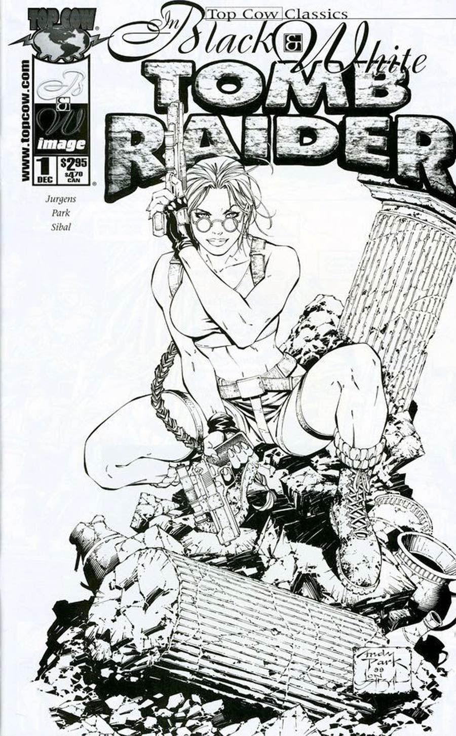 Top Cow Classics In Black And White Tomb Raider #1