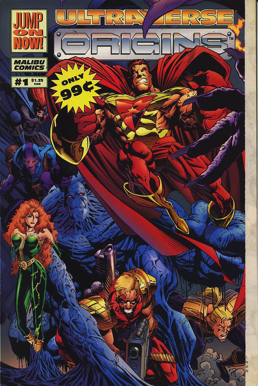 Ultraverse Origins #1 Gatefold Cvr