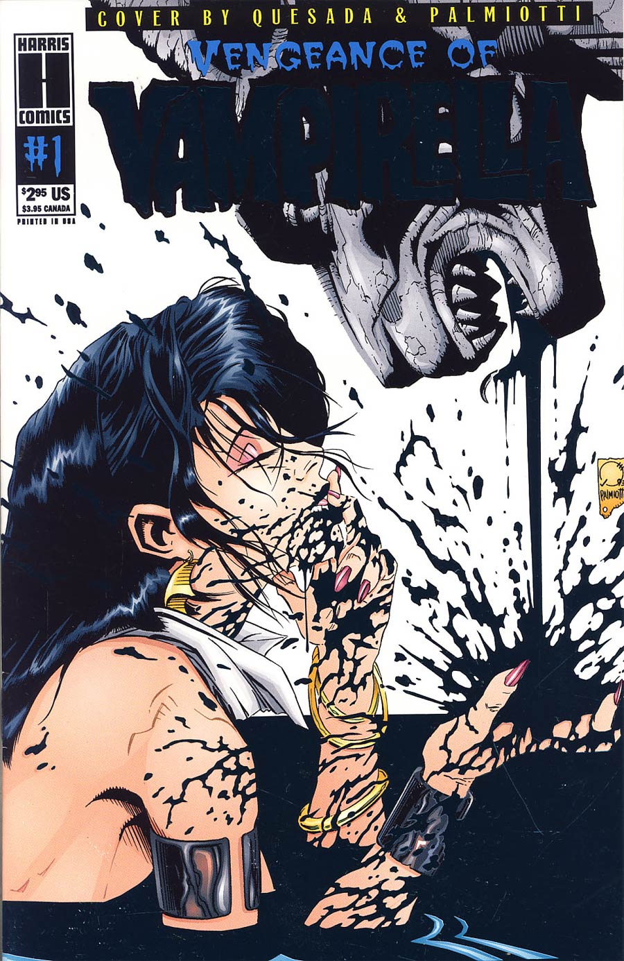 Vengeance Of Vampirella #1 Cover C 2nd Ptg Blue Foil Cover