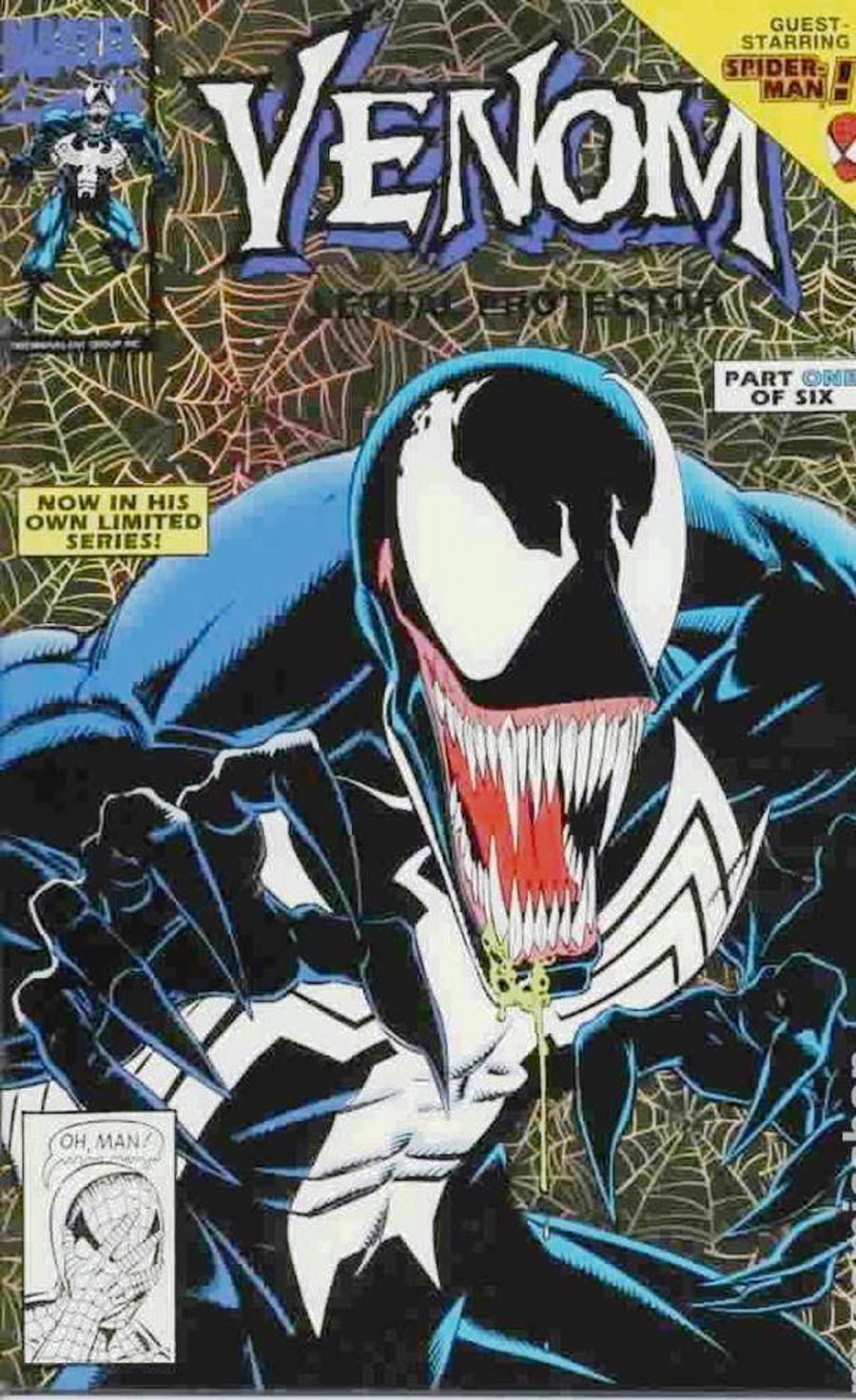 Venom Lethal Protector (1993) #1 Cover B Gold Foil Variant Cover