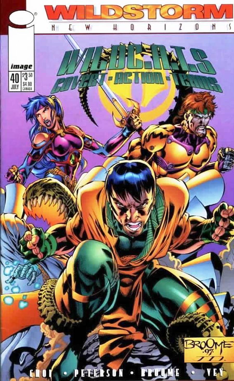 WildCATs Covert Action Teams #40 Cover D Voyager Pack Edition Without Polybag