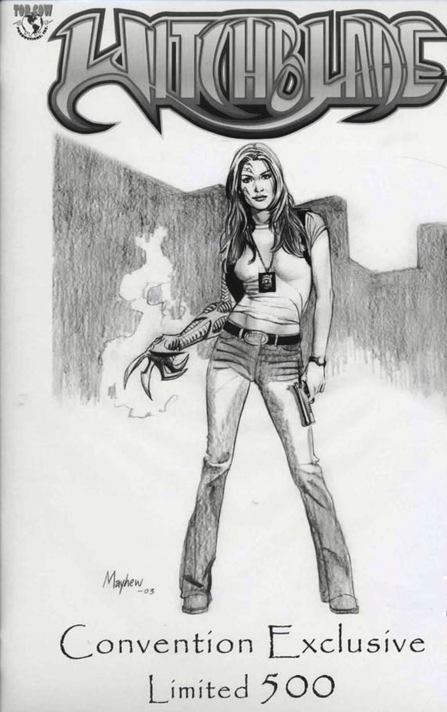 Witchblade #61 Cover B Convention Exclusive Sketch Cover
