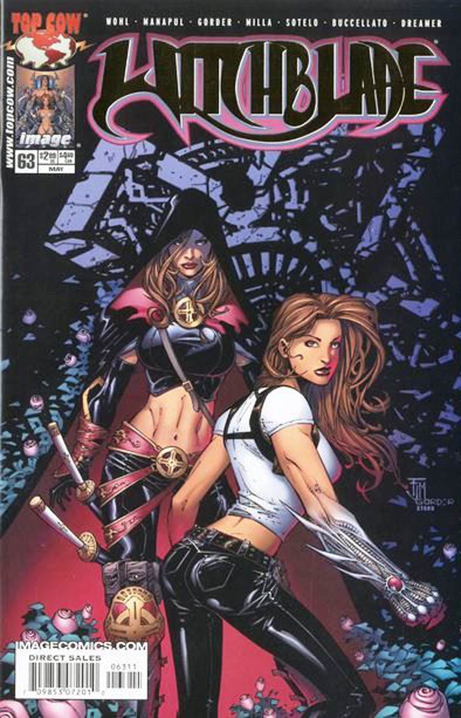 Witchblade #63 Cover B DF Gold Foil Edition