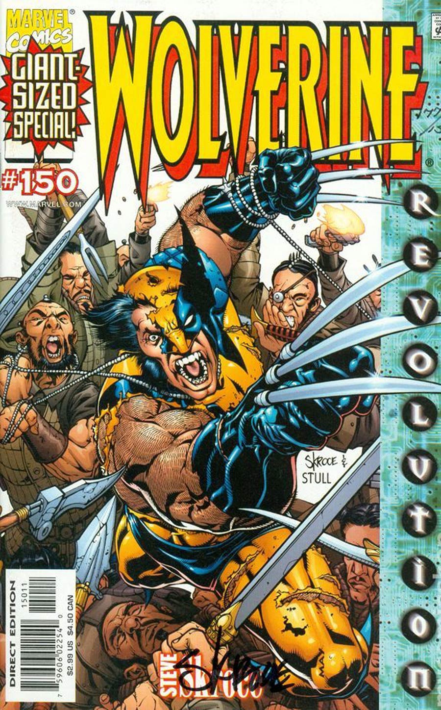 Wolverine Vol 2 #150 Cover E DF Signed Steve Skroce