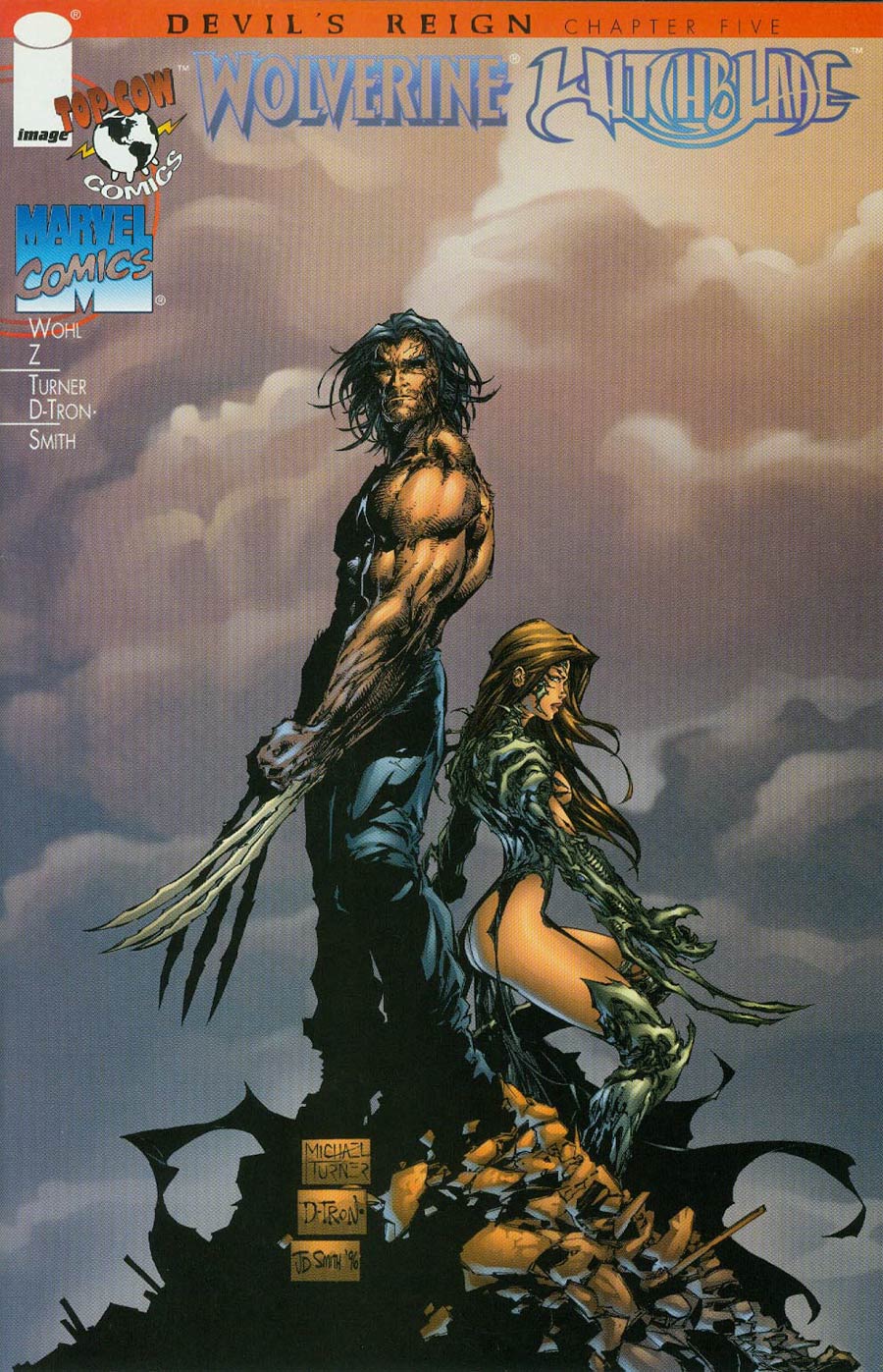 Wolverine Witchblade One Shot Cover B Variant Michael Turner (Devils Reign Part 5)