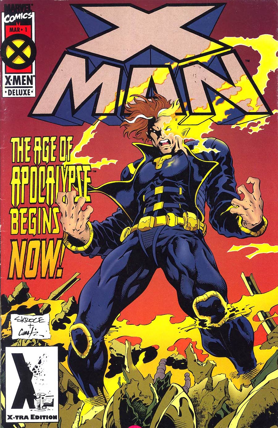 X-Man #1 Cover B 2nd Ptg