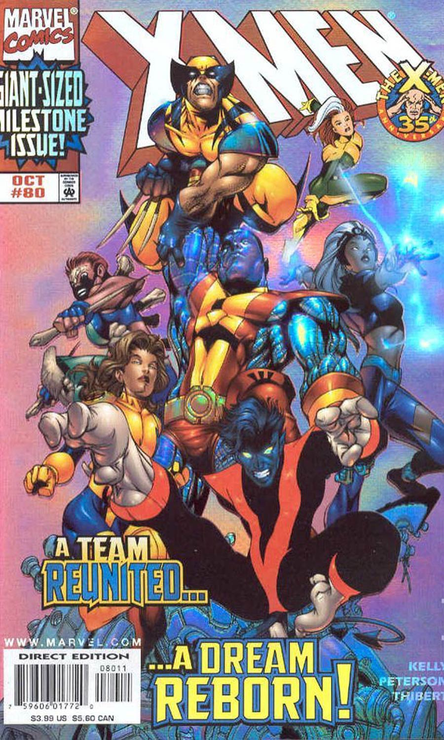 X-Men Vol 2 #80 Cover B Holofoil Cover