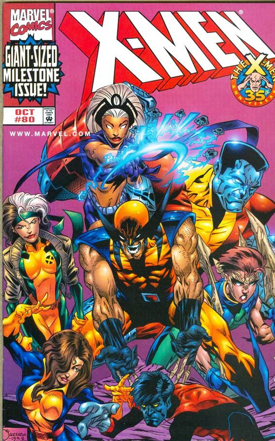 X-Men Vol 2 #80 Cover C DF Variant Cover