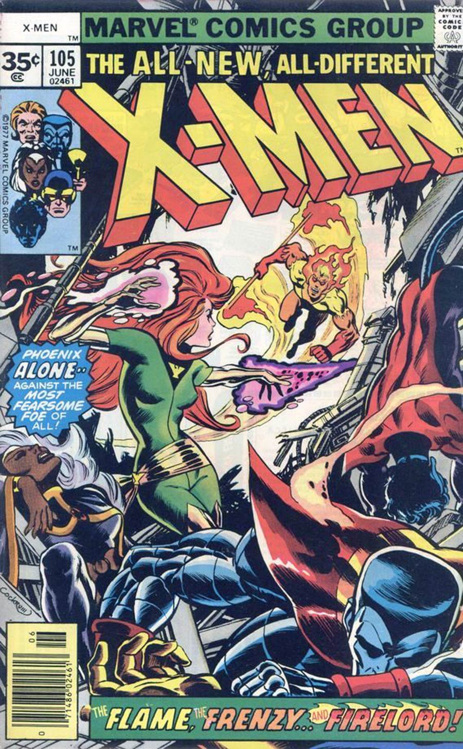 X-Men Vol 1 #105 Cover B 35-Cent Variant Cover