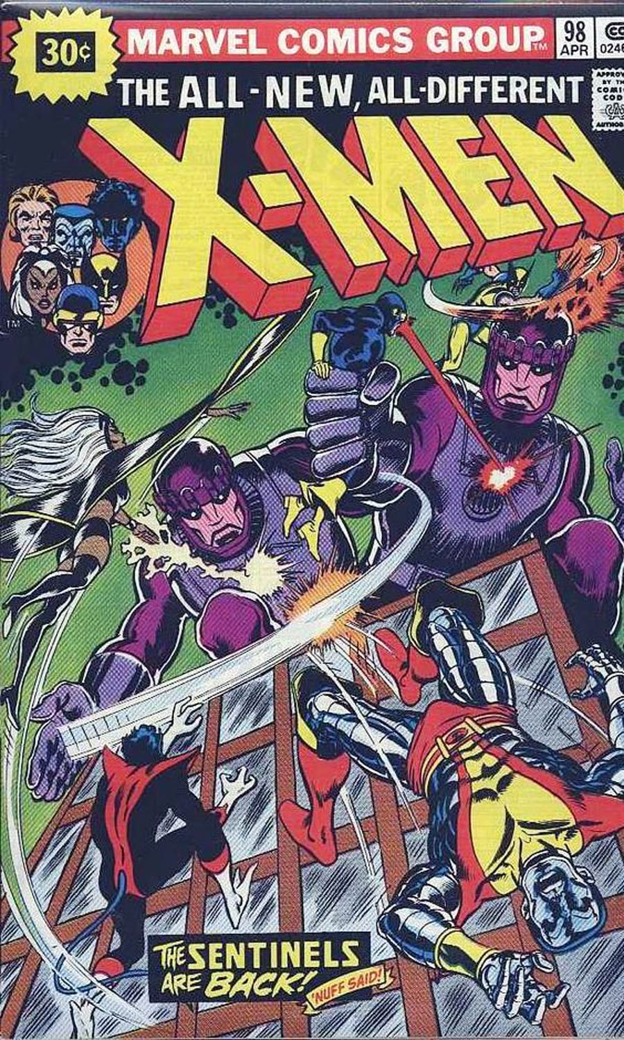 X-Men Vol 1 #98 Cover B 30-Cent Variant Cover