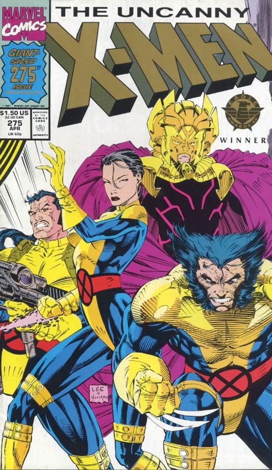 Uncanny X-Men #275 Cover B 2nd Ptg