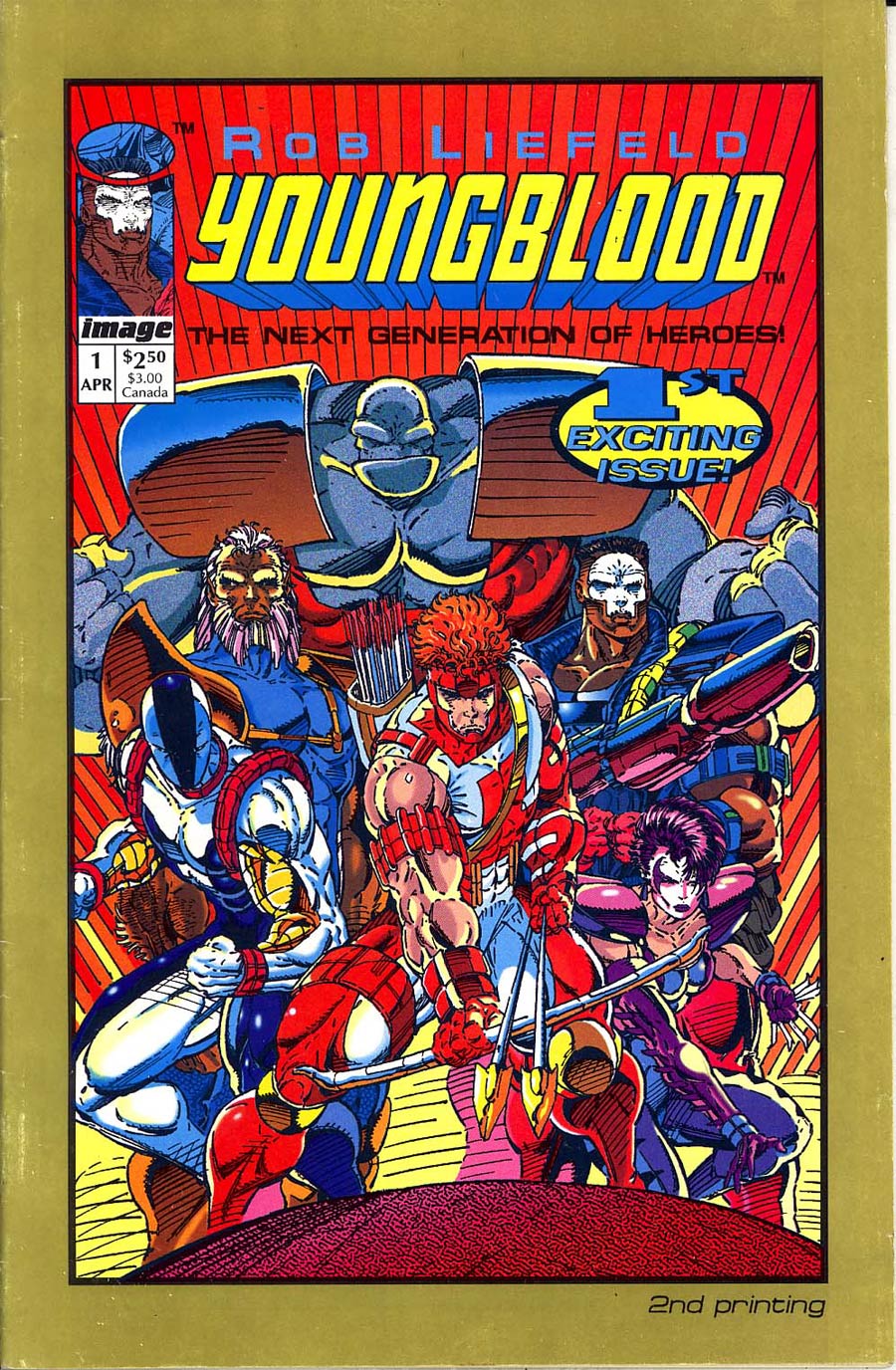 Youngblood #1 Cover B 2nd Ptg
