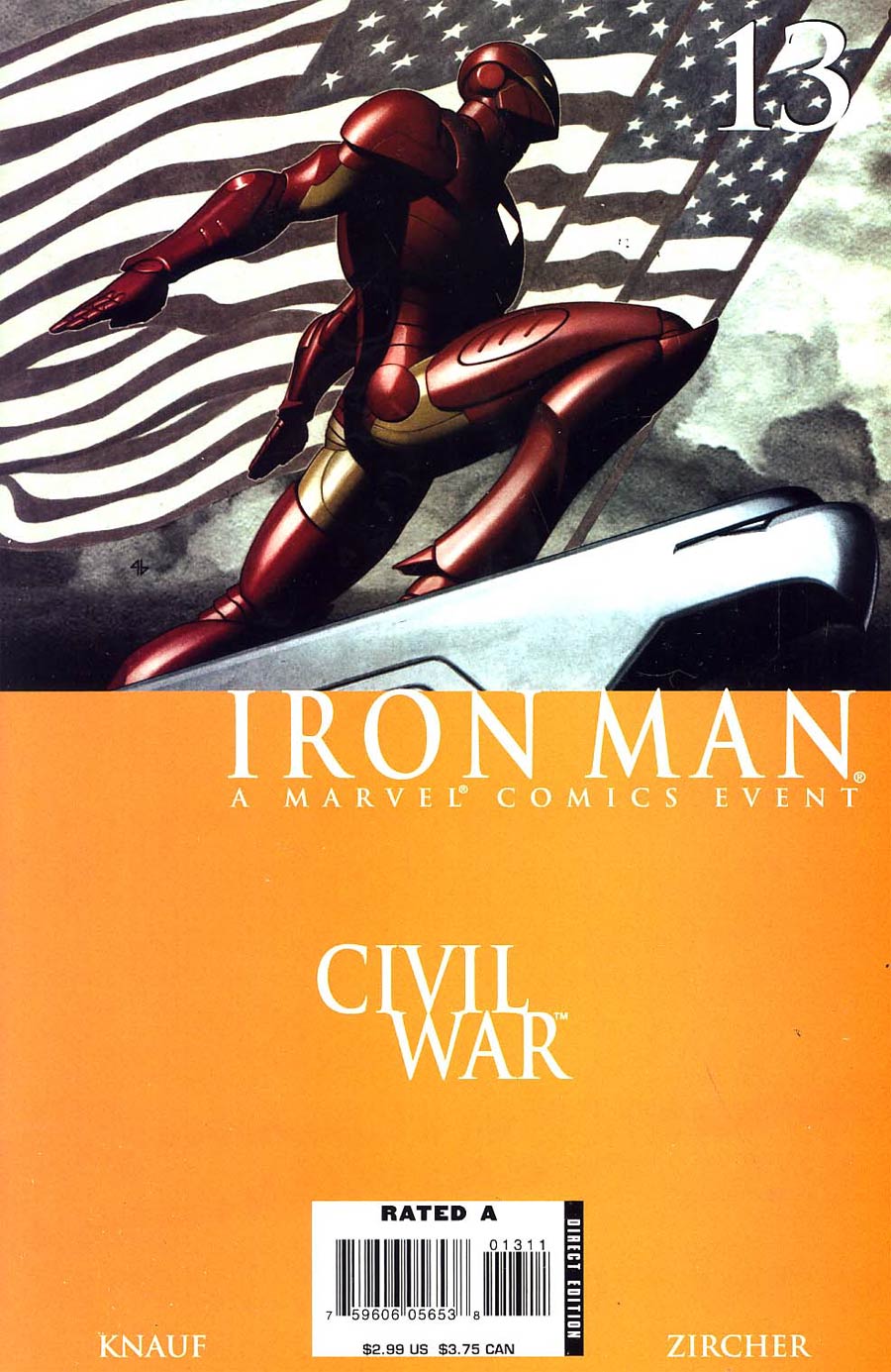 Iron Man Vol 4 #13 (Civil War Tie-In)