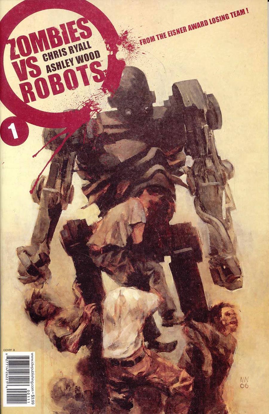 Zombies vs Robots #1 Reg Robot Cover