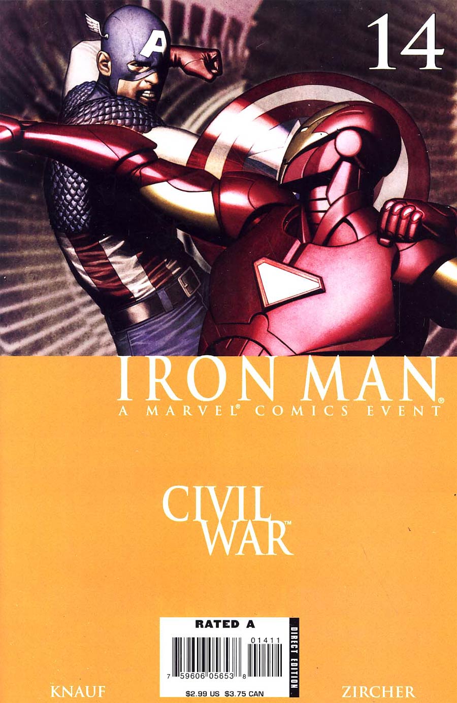 Iron Man Vol 4 #14 (Civil War Tie-In)