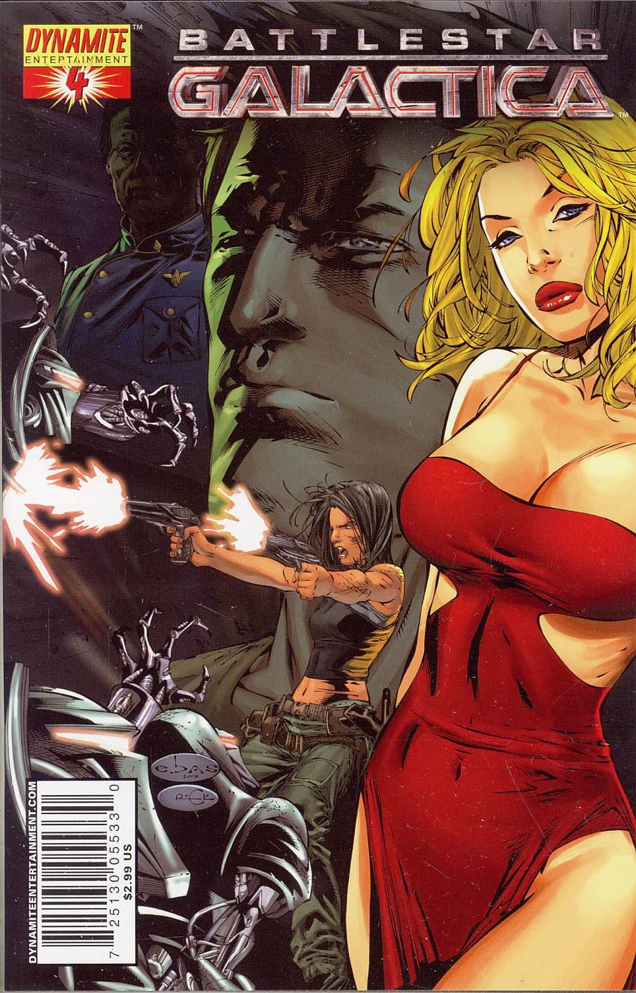 Battlestar Galactica Vol 4 #4 Cover C E-Bass