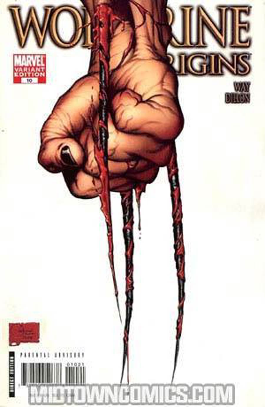 Wolverine Origins #10 Cover C Incentive Variant Cover