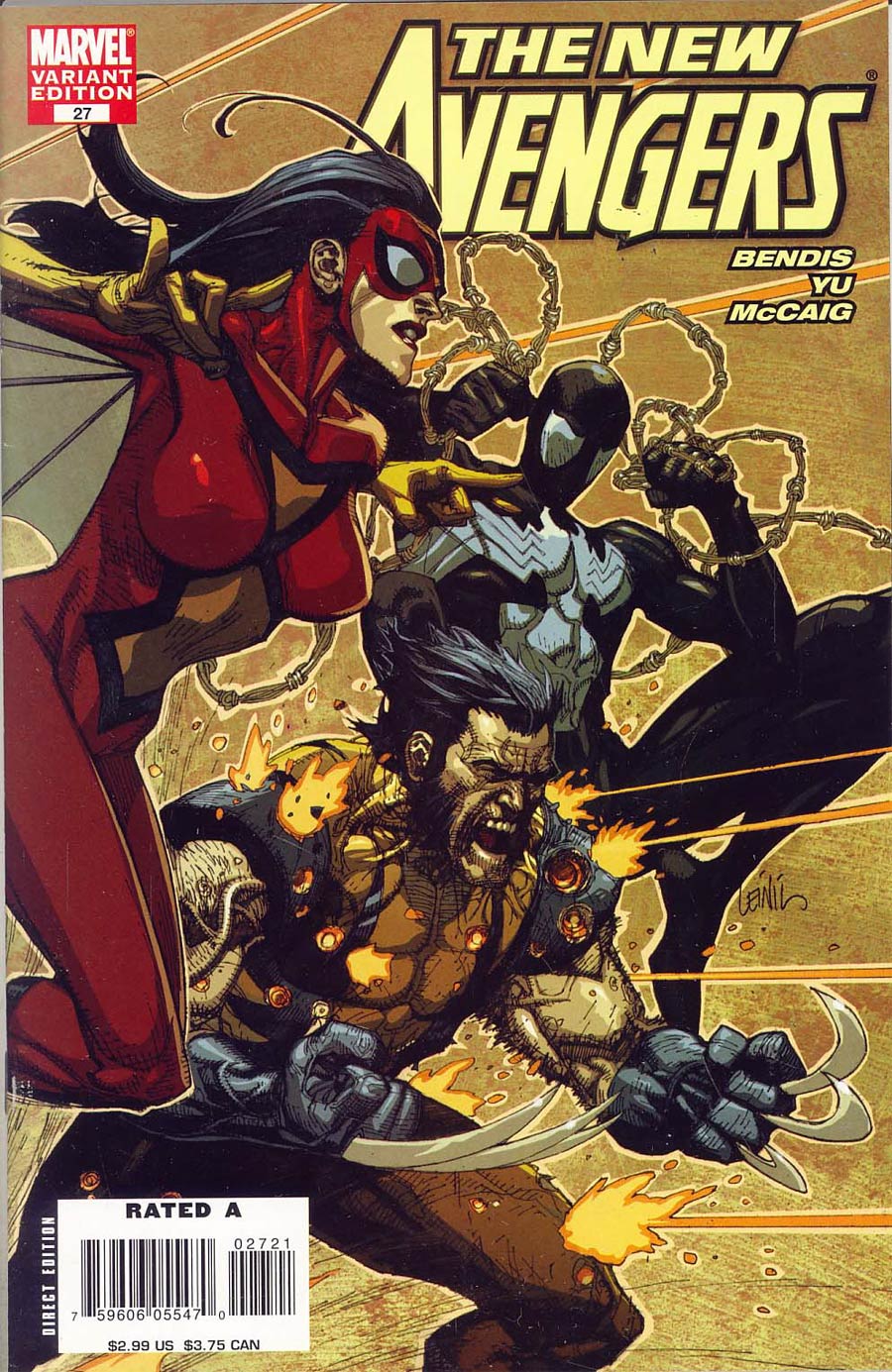 New Avengers #27 Cover B Incentive Leinil Yu Variant Cover